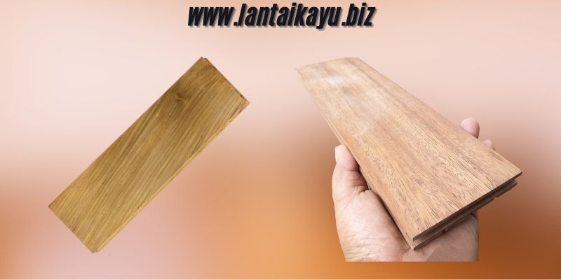 Perbandingan Lantai Parket vs Lantai Sintesis Motif Kayu Material Lantai Kayu Parket - perbandingan material