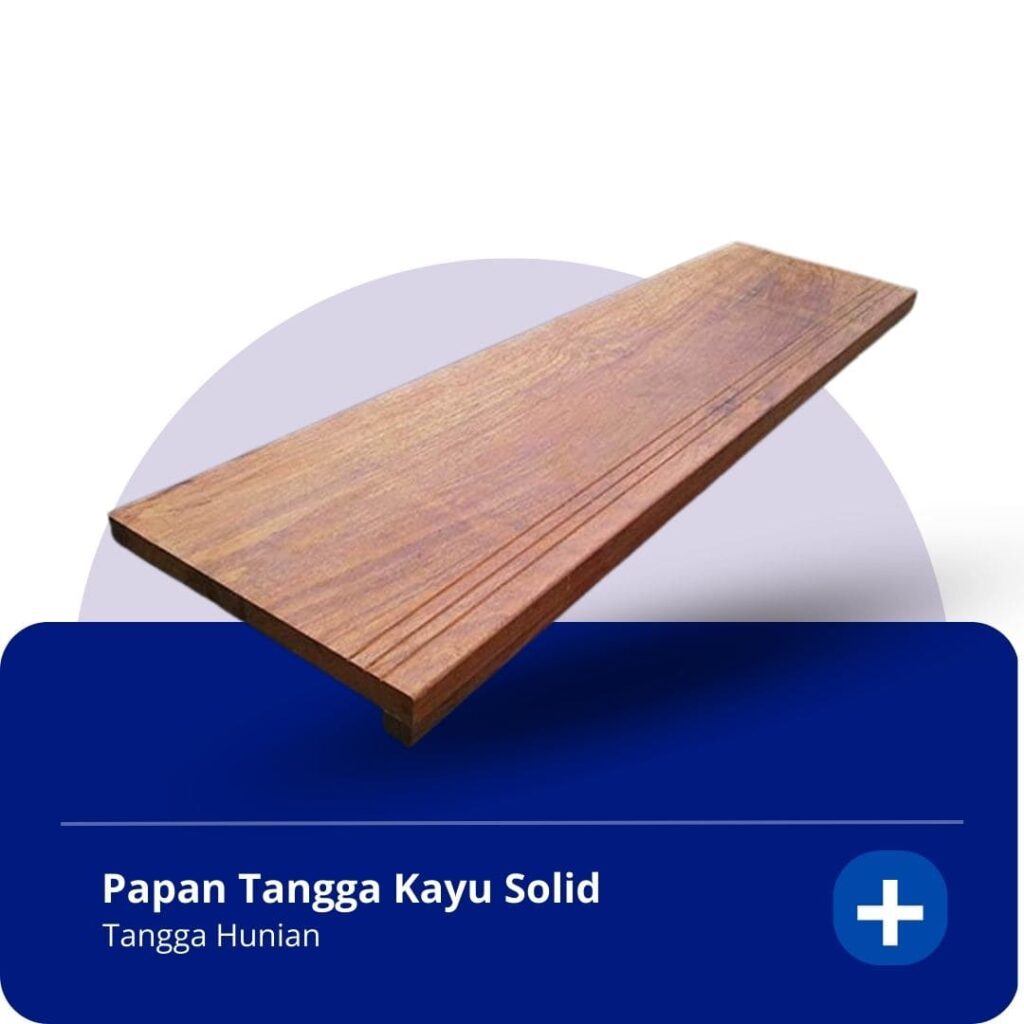 Lantai Kayu Indonesia papan tangga kayu