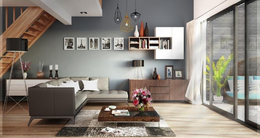 10 Ide Dekorasi Rumah Kayu yang Menawan Dan Minimalis desain modern ruang keluarga