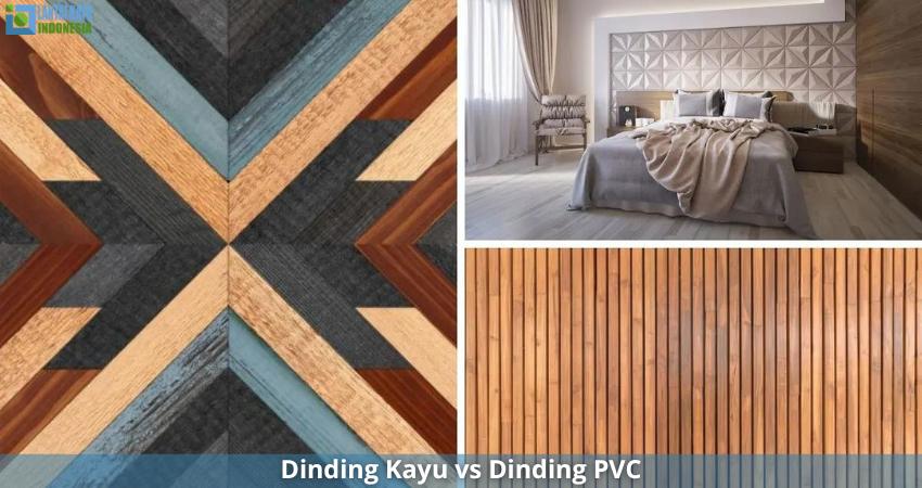 perbandingan dinding kayu vs dinding PVC
