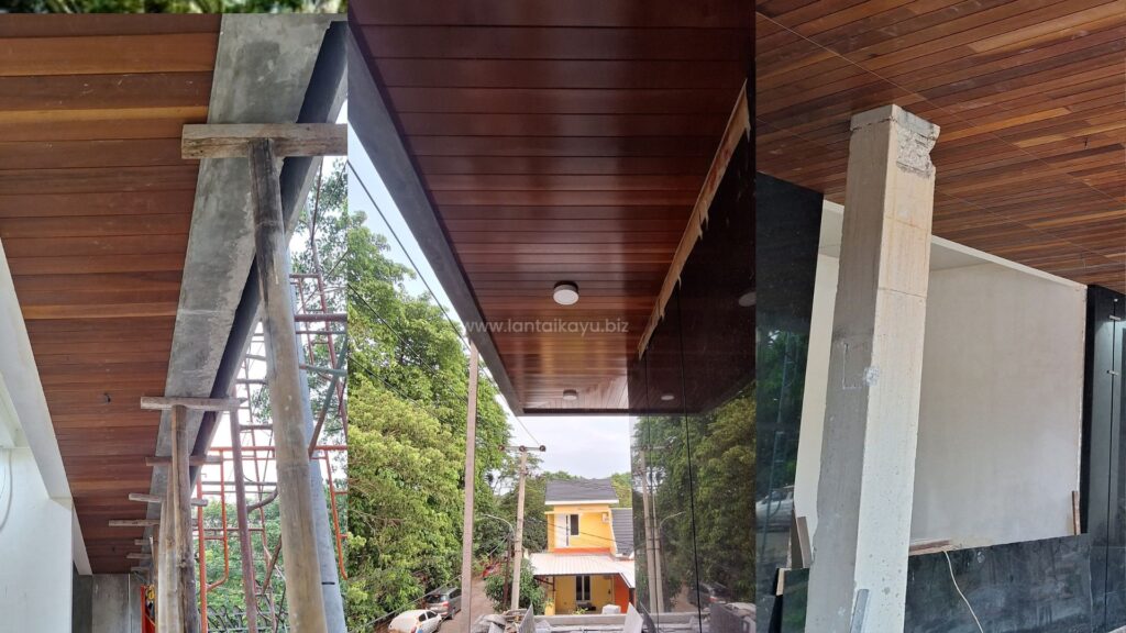 Kualitas Plafon Kayu Ulin: Cek produk dan Ukurannya! Penjual lantai kayu Indonesia