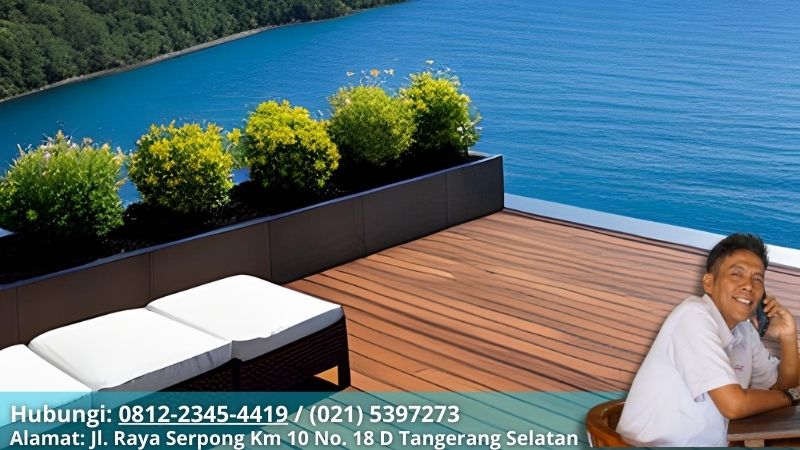 Jual Decking Kayu Di Gading Serpong Untuk Kebutuhan Eksterior Hunian Decking Kayu Ulin