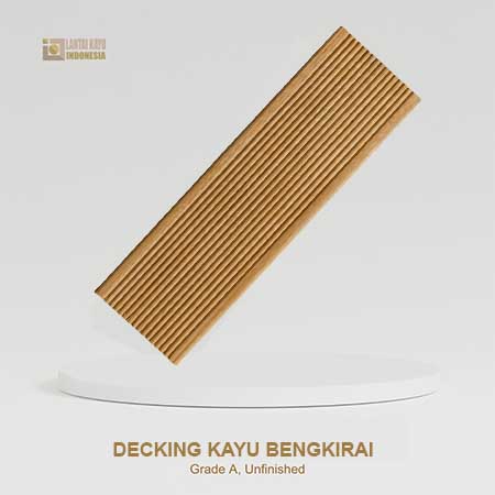 Harga Lantai Kayu Parquet Per Meter + Jasa Pasang (Update 2026) Decking kayu Bengkirai