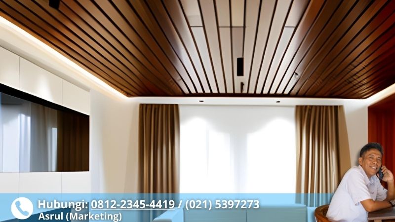 Jual Plafon Kayu Untuk Dekorasi Hotel di Ubud Bali Plafon Kayu Ulin