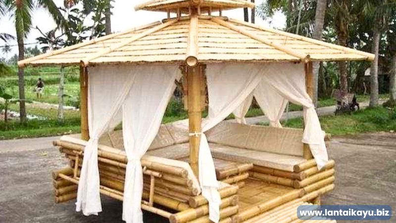 Ide Desain Gazebo Unik Dari Berbagai Material Bahan Gazebo Dari Bambu