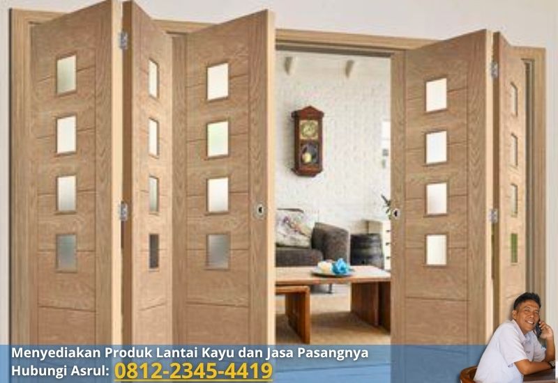 Desain Pintu Lipat yang Cocok Untuk Ruangan Kecil Pintu Lipat Kayu