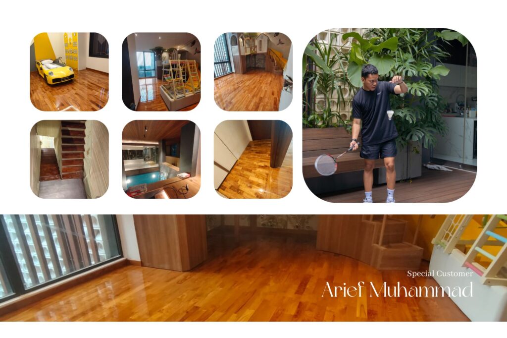 Jual Lantai Kayu Palembang Murah Bergaransi Material & Pemasangan Lantai kayu palembang