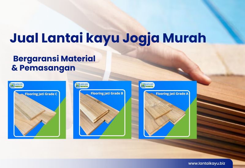 Jual Lantai kayu Jogja Murah Bergaransi Material & Pemasangan jual lantai kayu jogja