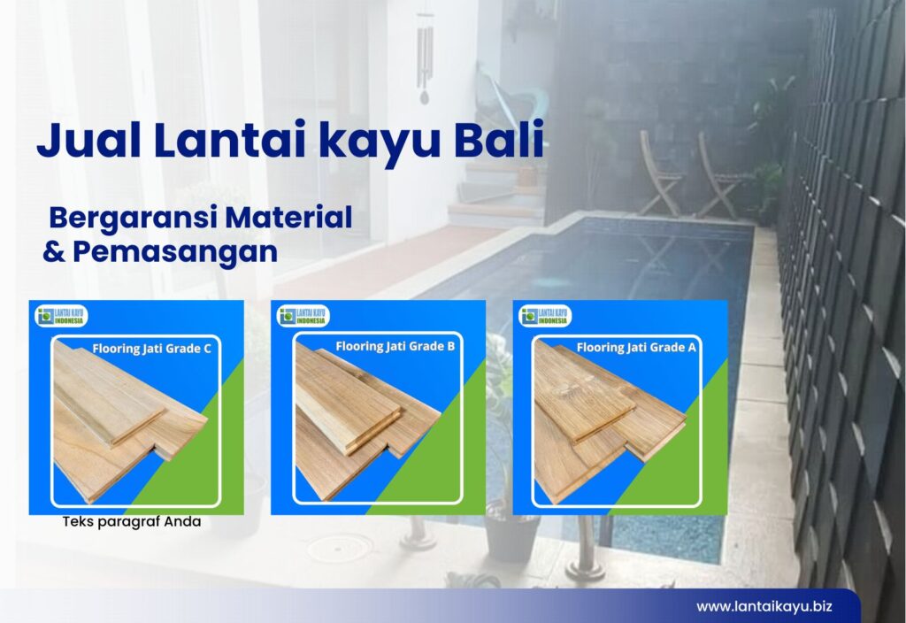 Jual Lantai Kayu Bali Dan Biaya Pasang Jual Lantai kayu bali
