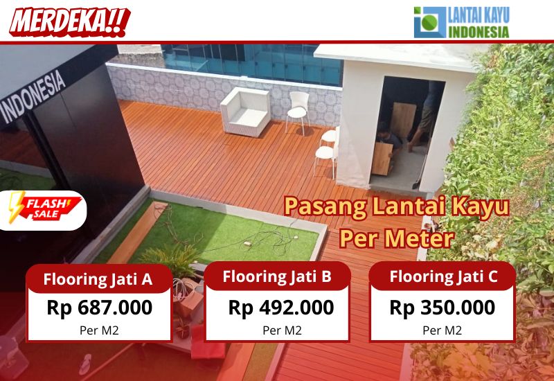 Jual Parket Lantai Kayu Terbaik | Pemasangan Rapih & Cepat flooring kayu