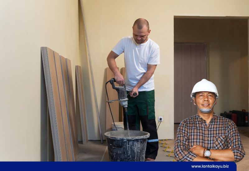 Cara Pasang Lantai Kayu Jati yang Benar Supaya Awet Puluhan Tahun Cara Pasang Lantai Kayu Jati yang Benar Supaya Awet Puluhan Tahun