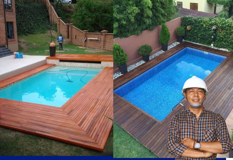 5 Perbedaan Decking Kayu Merbau dan Ulin untuk Area Kolam Renang Perbedaan Decking Kayu merbau dan ulin