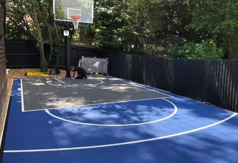 Bahan Lantai Lapangan Basket Outdoor yang Tangguh dan Tahan Lama Bahan Lantai Lapangan Basket Outdoor