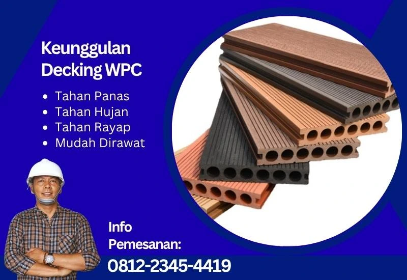 Mengintip Harga Decking WPC dan Aksesorisnya spesifikasi dan Harga decking WPC